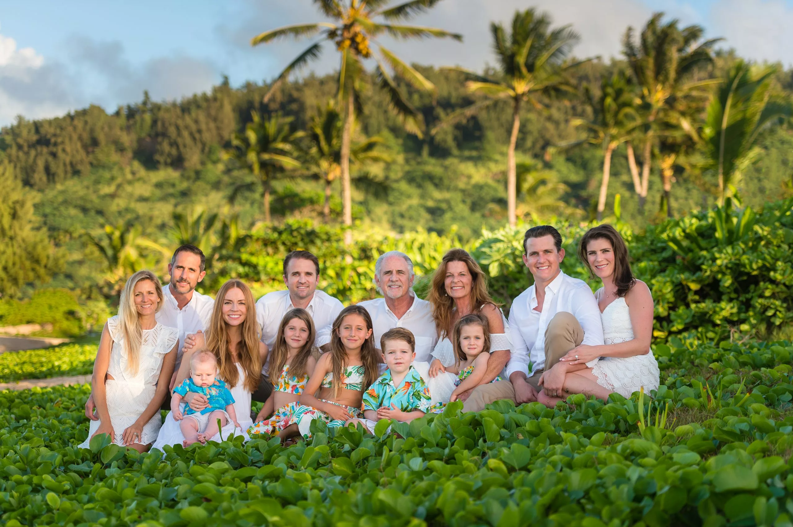 A vacation family photoshoot done by oahu hawaii photography