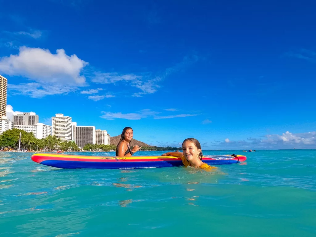 An ocean and pool adventure photoshoot by an oahu hawaii photographer