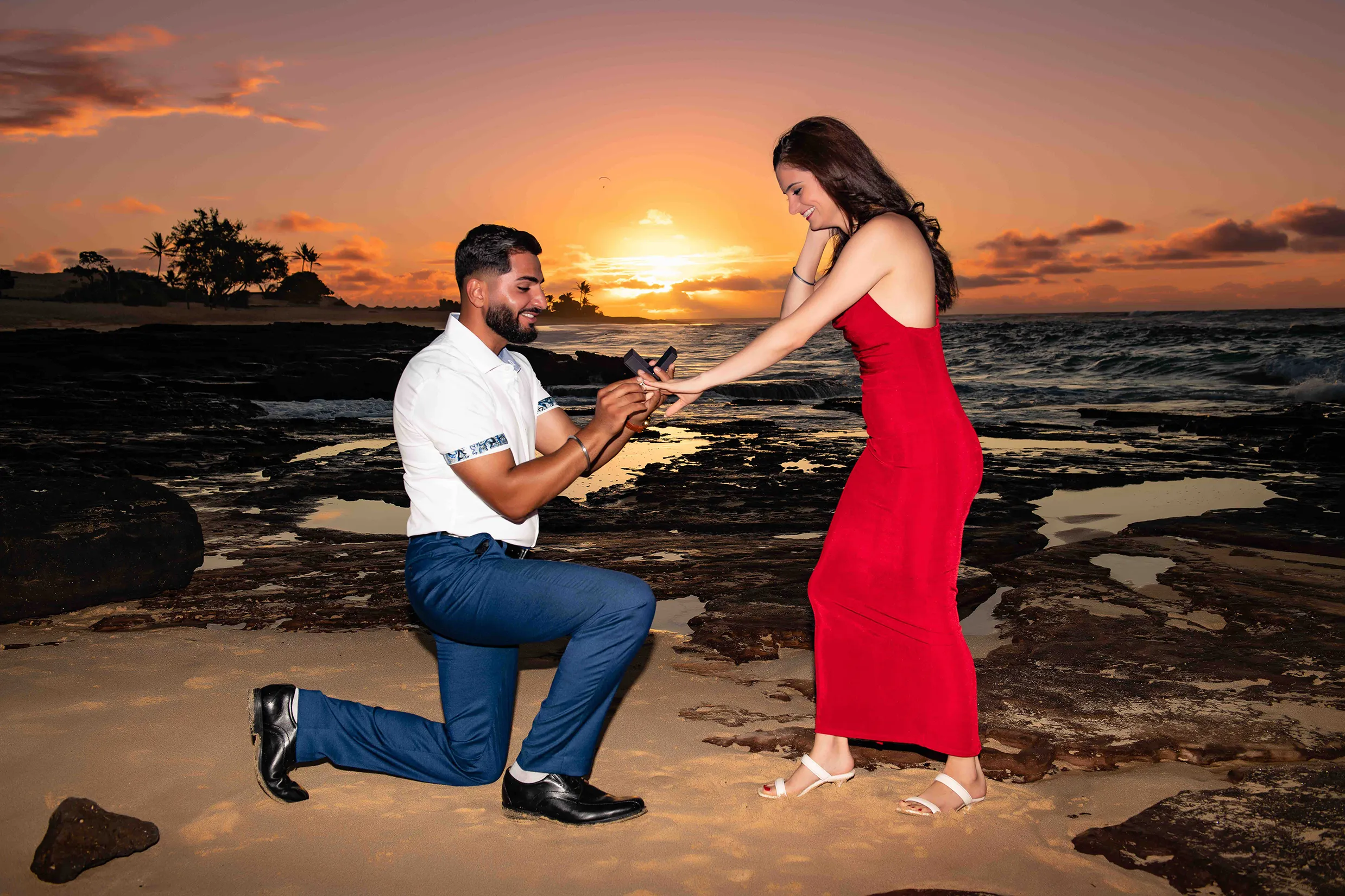 Wedding Proposal Oahu Photoghrapher