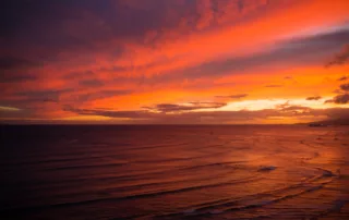 an image of the waikiki sunset taken by waikiki hawaii photographer