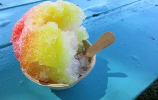 an image of shave ice at Oahu hawaii