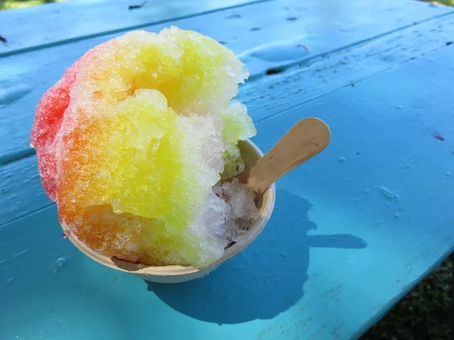 an image of shave ice at Oahu hawaii